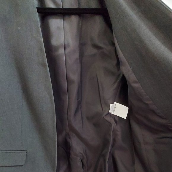 Bar III GREY Pocket Blazer Women size L - Picture 3 of 7